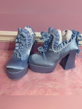 Bridgerton dolls kill renaissance heels platforms shoes Lolita fairy Victorian